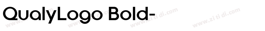 QualyLogo Bold字体转换